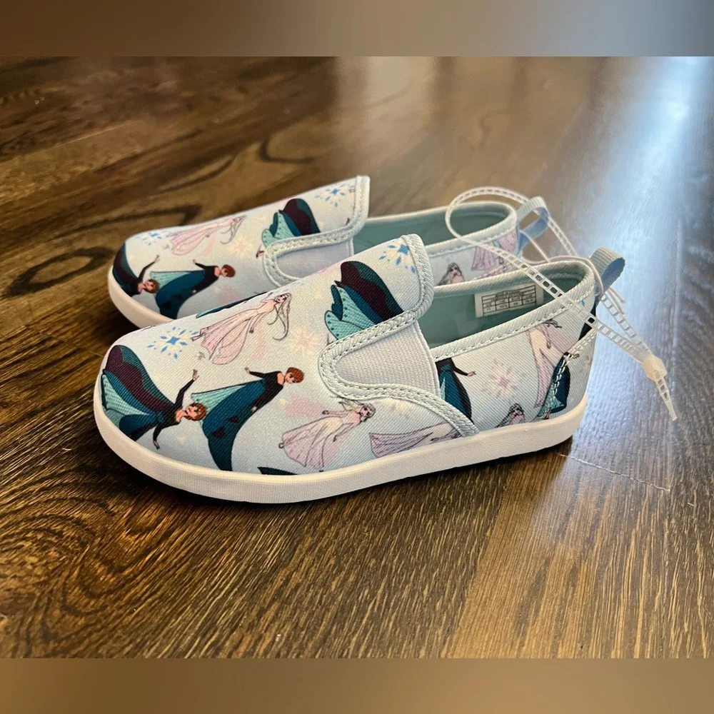 Disney Frozen Girl’s Slip On Shoes - Picture 4 of 5